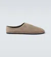 AURALEE SUEDE SLIPPERS