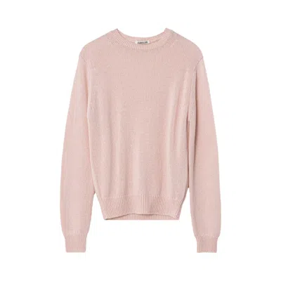 Pre-owned Auralee Summer Cashmere Knit Pullover 'light Pink' | Women's Size 1