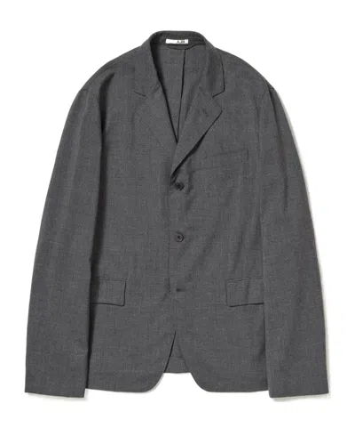 Auralee Summer Twist Cashmere Pora Jacket In Gray