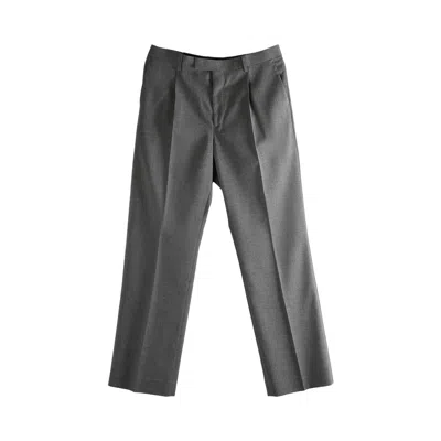 Pre-owned Auralee Summer Twist Cashmere Pora Slacks 'charcoal Grey' | Men's Size 4 In Gray