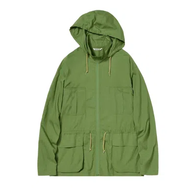 Pre-owned Auralee Super Fine Cotton Lawn Hooded Blouson 'dusty Green' | Men's Size 4
