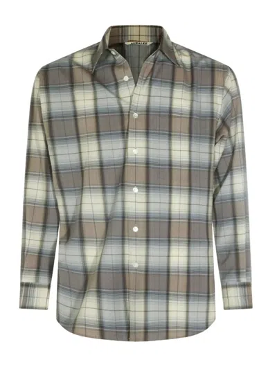 Auralee Super Light Wool Shirt In Multi