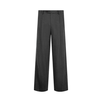 Pre-owned Auralee Super Light Wool Two-tuck Slacks 'top Charcoal' | Grey | Men's Size 4