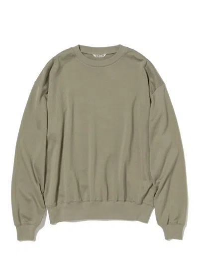 Auralee Sweashirt Woman Khaki