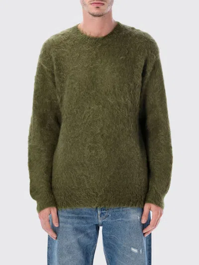AURALEE SWEATER AURALEE MEN COLOR GREEN,H63006012