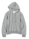 Auralee Gray Smooth Soft Bd Sweat Zip Hoodie
