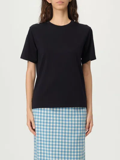 Auralee T-shirt  Donna Colore Nero In Black