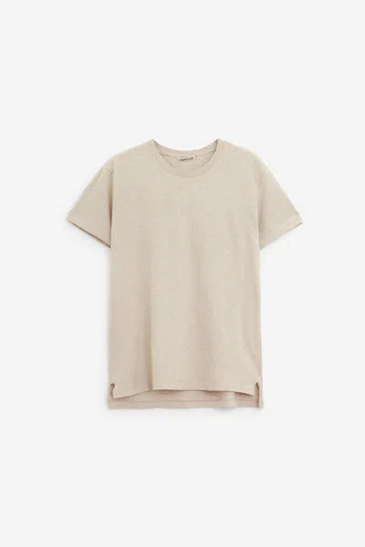Auralee T-shirts In Brown
