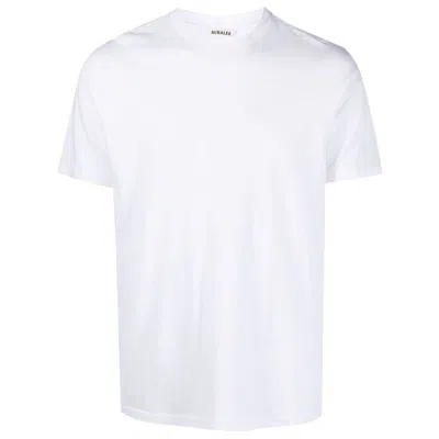 Auralee Short-sleeved T-shirt In White