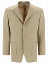 Auralee Tailored Suit Jacket In Neutral