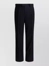 Auralee Tailored Trousers With Pleats And Pockets In Black