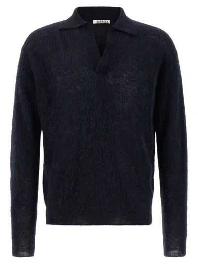 AURALEE AURALEE TAM YARN POLO SHIRT