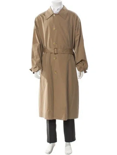 Pre-owned Auralee Trench Coat In Neutral