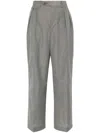 Auralee Tropical Straight-leg Trousers In Grey