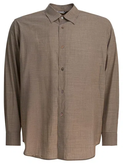 AURALEE AURALEE TROPICAL WOOL SHIRT