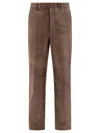 Auralee Tailored Trousers With Back Pockets And Belt Loops