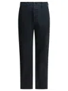 Auralee Tailored Trousers With Pockets And Loops In Black