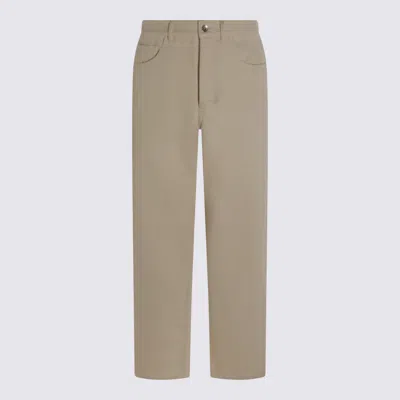 Auralee Trousers Ivory White In Neutral