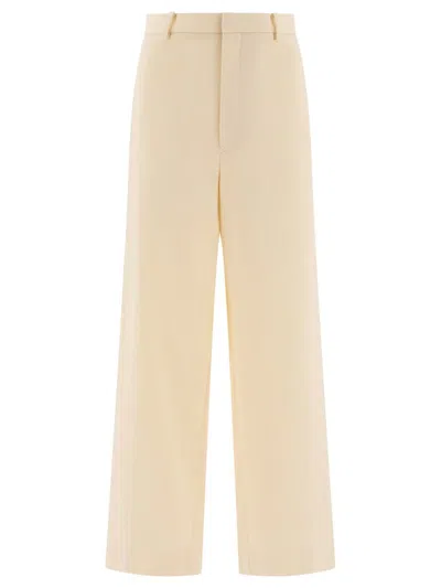 Auralee Trousers In White
