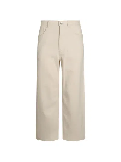 Auralee Twill-weave Jeans In Neutral
