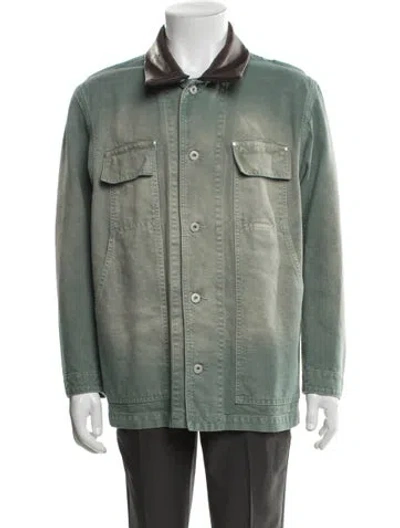Pre-owned Auralee Utility Jacket W/ Tags In Green