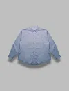 Auralee Washed Finx Twill Big Shirt In Blue