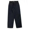 Auralee Washed Organic Canvas Belted Pants In Purple In Viola