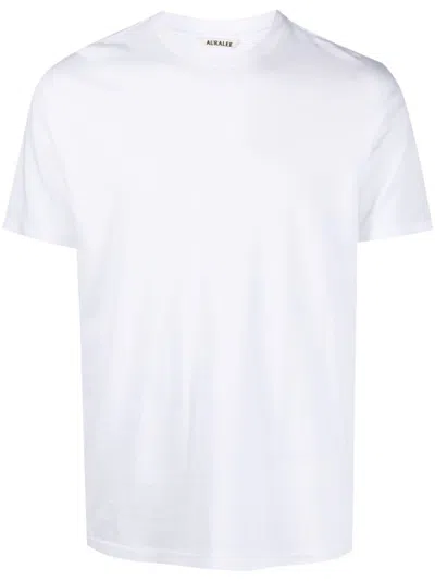 Auralee Short-sleeved T-shirt In White