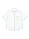 Auralee White Cotton Shirt In White