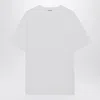 Auralee White Cotton T-shirt Men In White