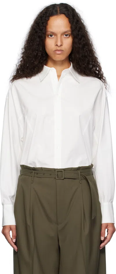 Auralee White High Count Finx Ox Shirt