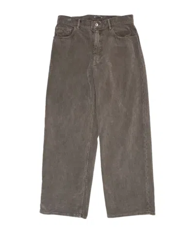 AURALEE WIDE-LEG CORDUROY TROUSERS