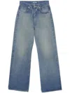 Auralee Wide-leg Jeans In 蓝色