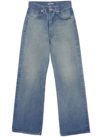 Auralee Wide-leg Jeans In 蓝色
