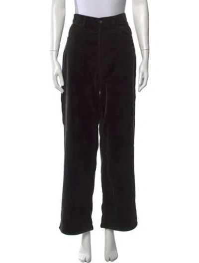 Pre-owned Auralee Wide Leg Pants In Black