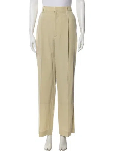 Pre-owned Auralee Wide Leg Pants W/ Tags In Neutrals
