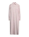 Auralee Woman Midi Dress Light Pink Size 1 Cotton, Polyester