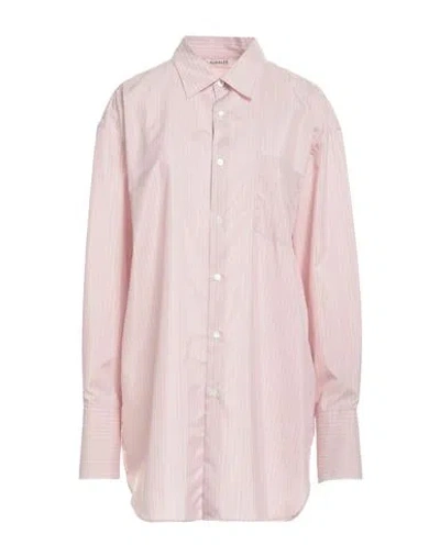Auralee Woman Shirt Pink Size 1 Cotton, Polyester