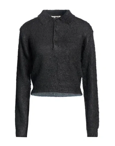 Auralee Woman Sweater Black Size 1 Mohair Wool, Wool