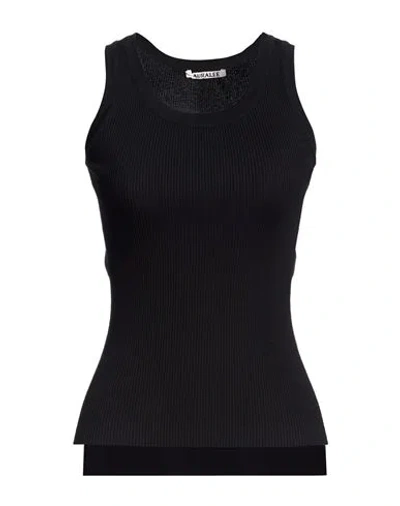 Auralee Woman Tank Top Black Size 0 Cotton