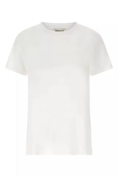 Auralee Women Basic T-shirt In White