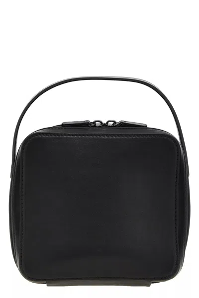 Auralee Black Leather Small Travel Case Bag