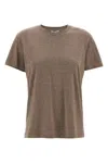 Auralee T-shirts In Brown