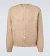 Auralee Wool And Alpaca-blend Cardigan In Neutral