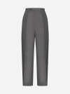 AURALEE WOOL AND MOHAIR TROUSERS