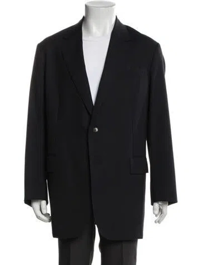 Pre-owned Auralee Wool Blazer In Blue