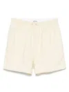 Auralee Wool-blend Shorts In Neutral