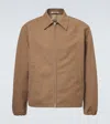 Auralee Wool Blouson Jacket In Brown