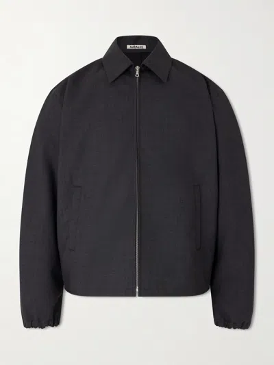 Auralee Nylon Zipped Jacket In Multi
