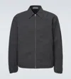 Auralee Wool Blouson Jacket In Gray